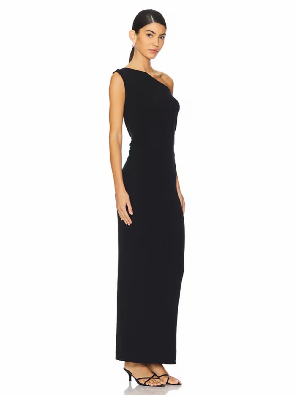 Revolve SNDYS Leena maxi dress, black, M